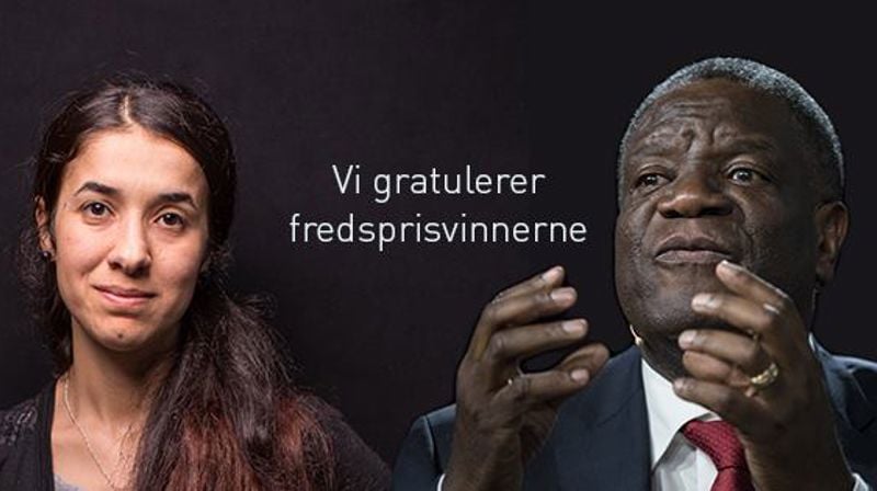 Stolt over Nobels fredpris!