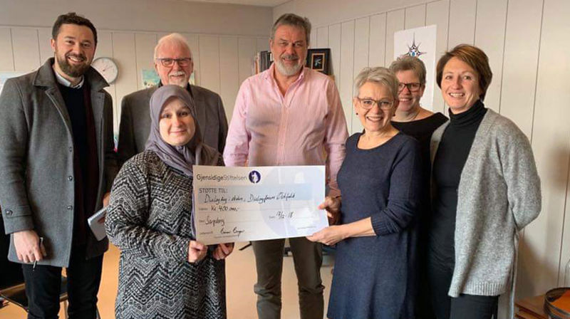 Dialogforum Østfold fikk i desember 2018 en stor pengegave fra Gjensidigestiftelsen