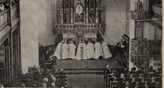 Per Lønningen vigsles til Borgs første biskop (faksimile fra Dagen, 23.mars 1969)