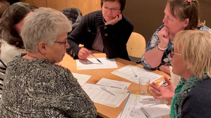 Rådsmedlemmer fra Langhus i strategisk diskusjon