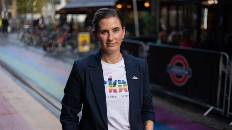 Bildet viser leder i Skeivt Kristent Nettverk Hanne Marie I. Pedersen.