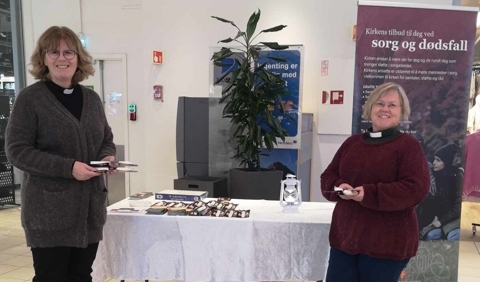 Lysutdeling på Rygge storsenter i 2024