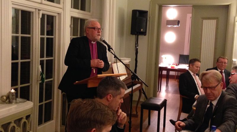 Fra biskopens nyttårsmottakelse i januar 2014.