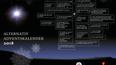 På denne kalenderen er alle lukene åpne, men du får litt å gjøre hver dag likevel.