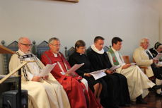 Biskop Atle Sommerfeldt feiret fredsgudstjeneste sammen med blant annet biskopen i Karlstad, Esbjørn Hagberg