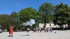 Bildet er fra en av pilegrimsvandringene