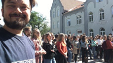 Semesteråpning for Thomas Tinglum og studentene i Hamar