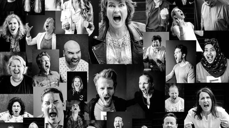 Bli med og brøl for klimaet du også. Foto: Klimabrølet.no