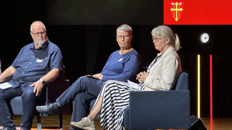 Samtalen om samhandling i beredskap ble følelsessterk og veldig aktuell etter en husbrann i Hamar få dager før.  Brannen tok fire unge kvinners liv. Foto: Hamar bispedømmeråd