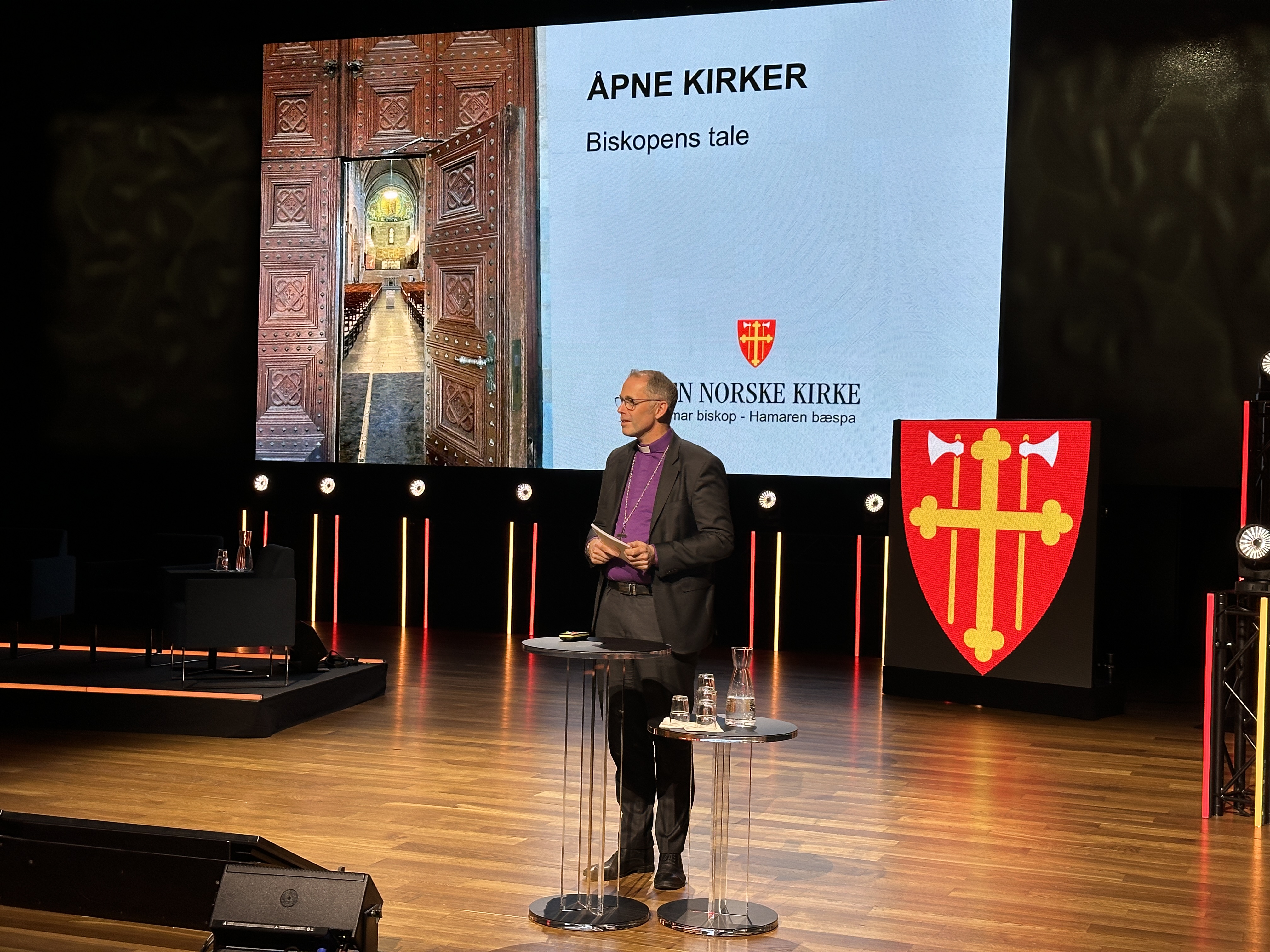 Åpne kirker er et av biskopens 5 punkt i sin visjon for Hamar bispedømme. Foto: Hamar bispedømmeråd