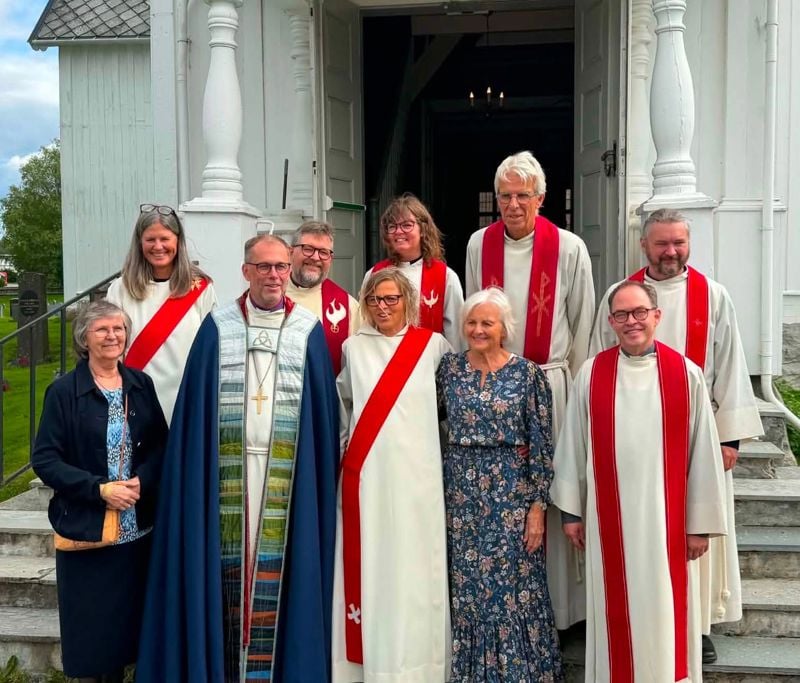 Vigsling av diakon Ingrid Wennersgaard i Stange kirke 16. august 2026. Foto: Kirken i Stange