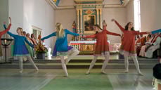 Fra markeringen i Vang kirke av kvinners prestetjeneste i 50 år, "Vårt kall".  Foto: Reiner Schaufler