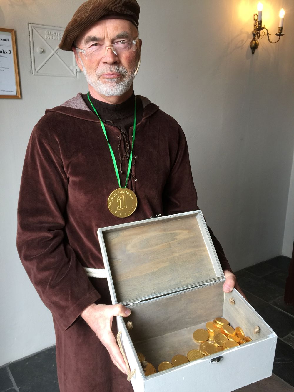 Johs Fjellseth som Luther. Foto Berit Kristin Klevmoen