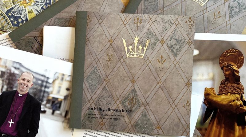 Biskopens samling tekster som utgjør det svenskene kaller et "Herdabrev". Mer om det i nyhetsbrevet. Foto: Hamar bispedømmeråd