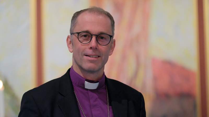 Biskop Ole Kristian Bonden løfter fram menneskeverdet i sin nyttårstale for 2025. Foto: Hamar bispedømmeråd