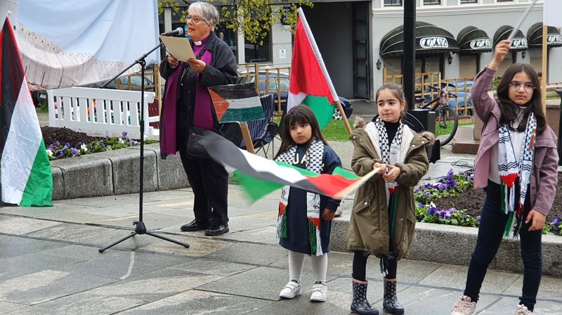 Biskop Solveig går inn for å boikotte varer produsert i de okkuperte områdene. Foto: Guttorm Eidslott