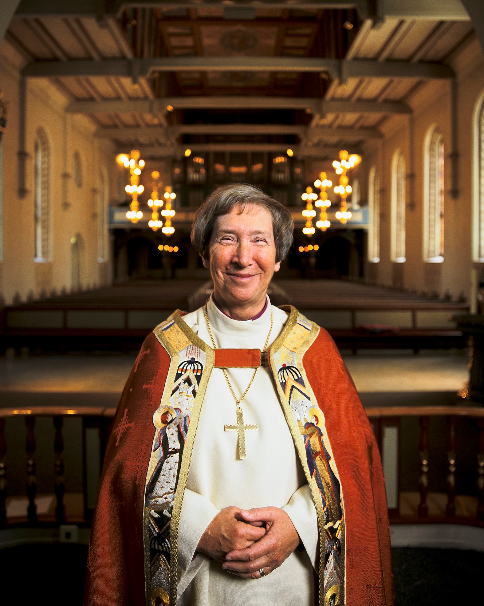 Hun maktet å gi trygg tilhørighet til kirke og samfunn for mange som tidligere hadde vært utrygge på sitt verd og sin verdighet. Foto: Arnfinn Johnsen