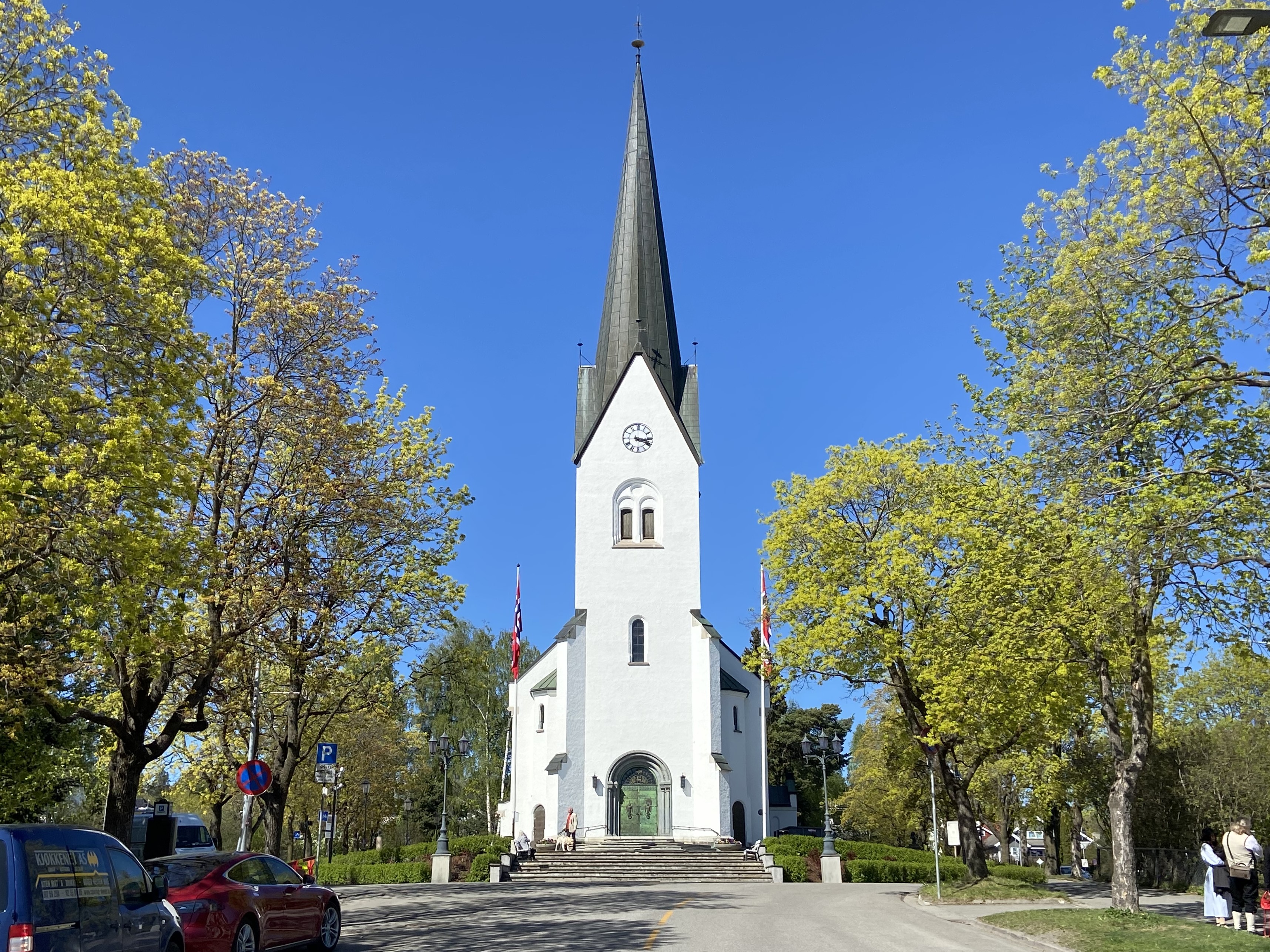 Hamar domkirke er hovedkirke i Hamar bispedømme, og, sammen med Storhamar kirke (1975), menighetskirke for Hamar menighet. Domkirken sto ferdig i 1866. Kirken har langplan og er bygget i mur. Arkitekt er Herman E. Schirmer. Kirken har vernestatus listeført hos Riksantikvaren. Kilde: kirkesok.no Foto: Aslaug S. Haugen