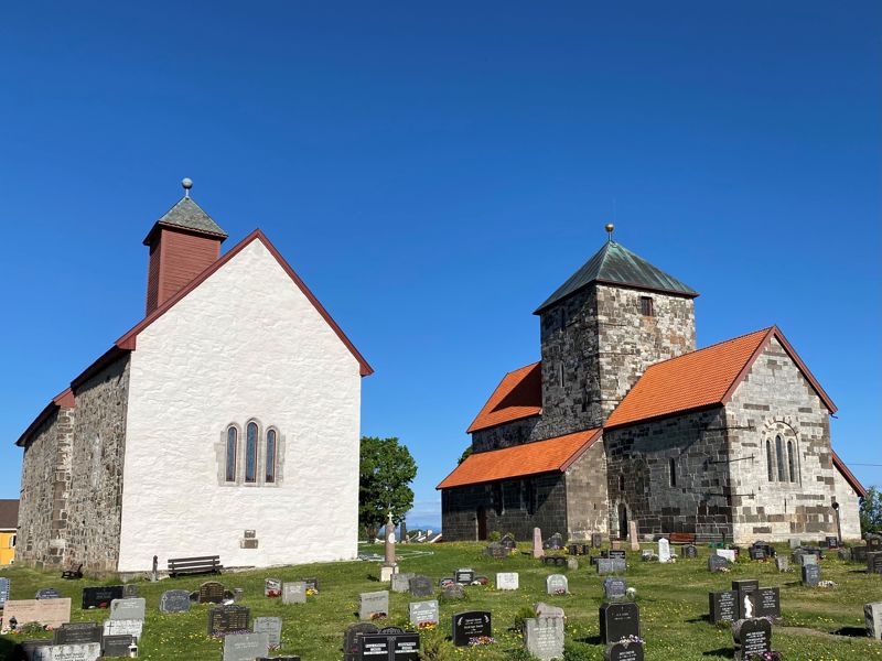 Vigslingen foregår i den største av søsterkirkene på Granavollen. Foto: Inger Stensrud Haug