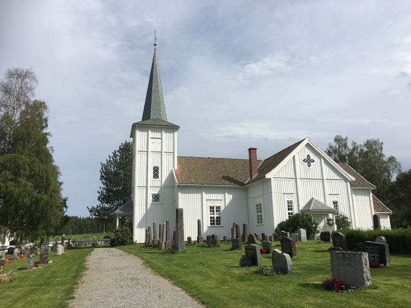 Vallset kirke har 175- årsjubileum i 2025. Foto: Aslaug S. Haugen