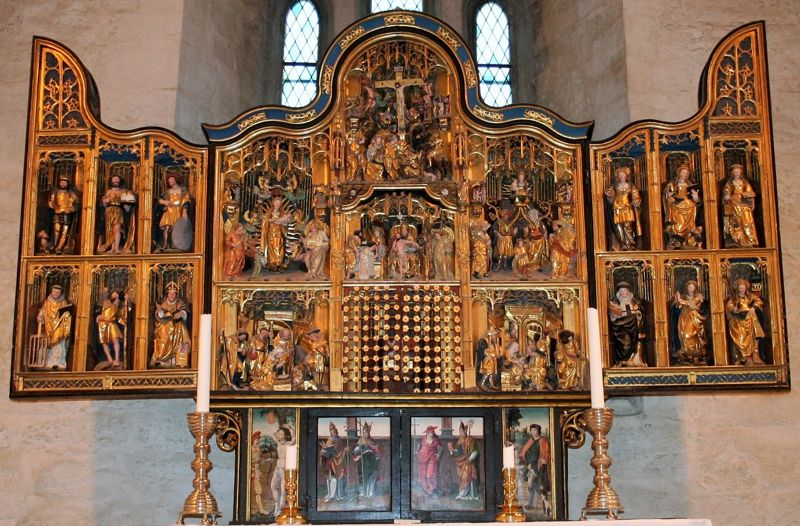 Alterskapet i Ringsaker kirke. Foto: Kirken i Ringsaker