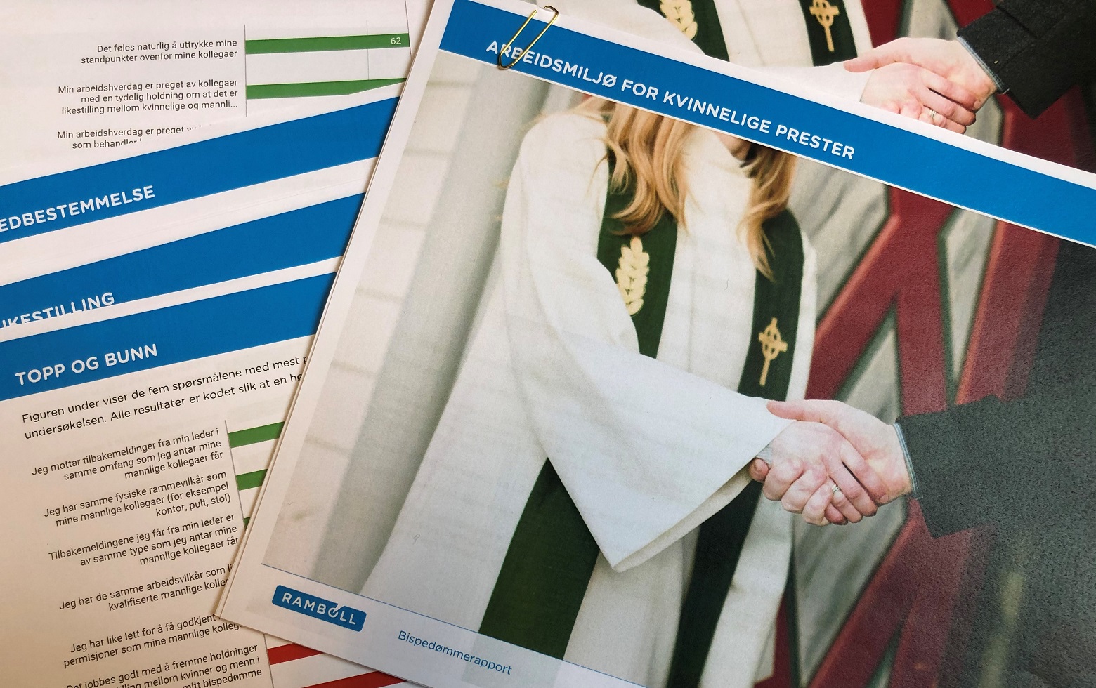 Undersøkelsen er gjort av Rambøll for Kirkerådet i april 2021. 