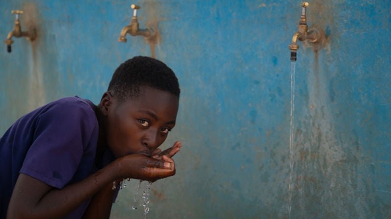 For Prevencia og familien er ikke rent vann en selvfølge. Foto: Kirkens Nødhjelp