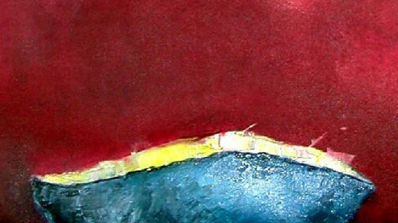 "I lysets gjenskinn ser vi hvor vi skal gå - om vi gir det plass og rom til å skinne." Maleri av Terje Dannemark