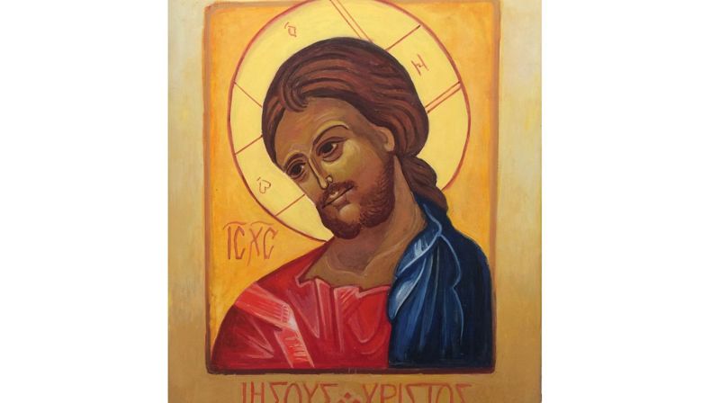 Ikon malt av Liv Randi Vindorum