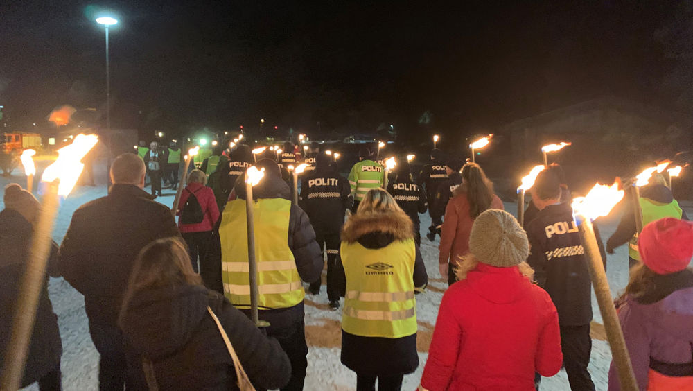 Fakkeltog i Skjåk