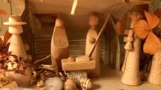 Julekrybbe fra Betlehem. Foto: Hamar bispedømmeråd