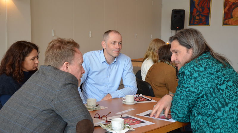 God stemning mellom kirkevergene fra Trysil og Ringsaker, og prostene fra Sør-Østerdal og Sør-Gudbrandsdal på oppstartsamlingen i 2022.  Foto: Jorun Vang