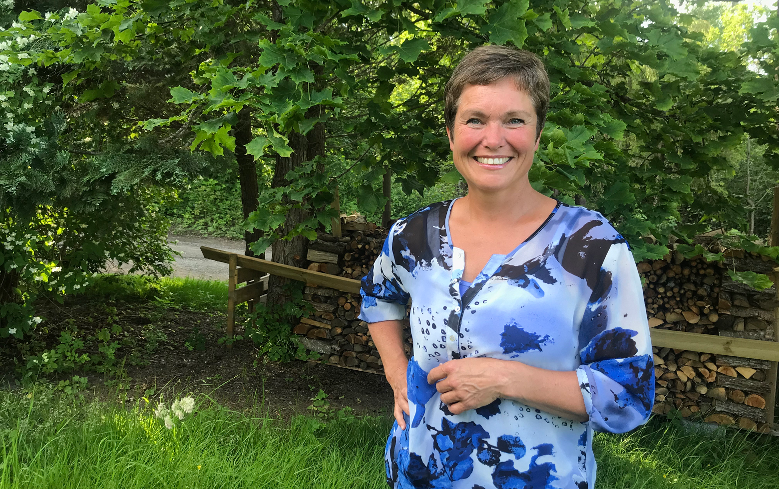 Ansatte på Hamar bispedømmekontoret ser fram til å få Jorun Vang på laget. Foto: Ingvild Vang