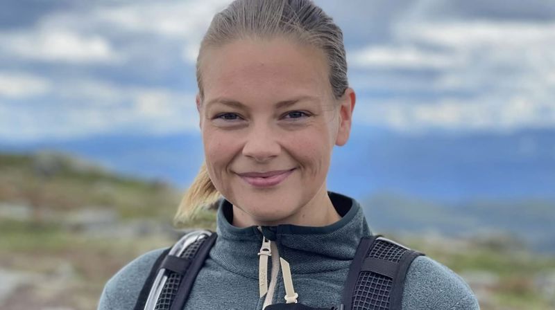 Den nye kapellanen i Lunner liker å holde seg i form. Foto: Privat