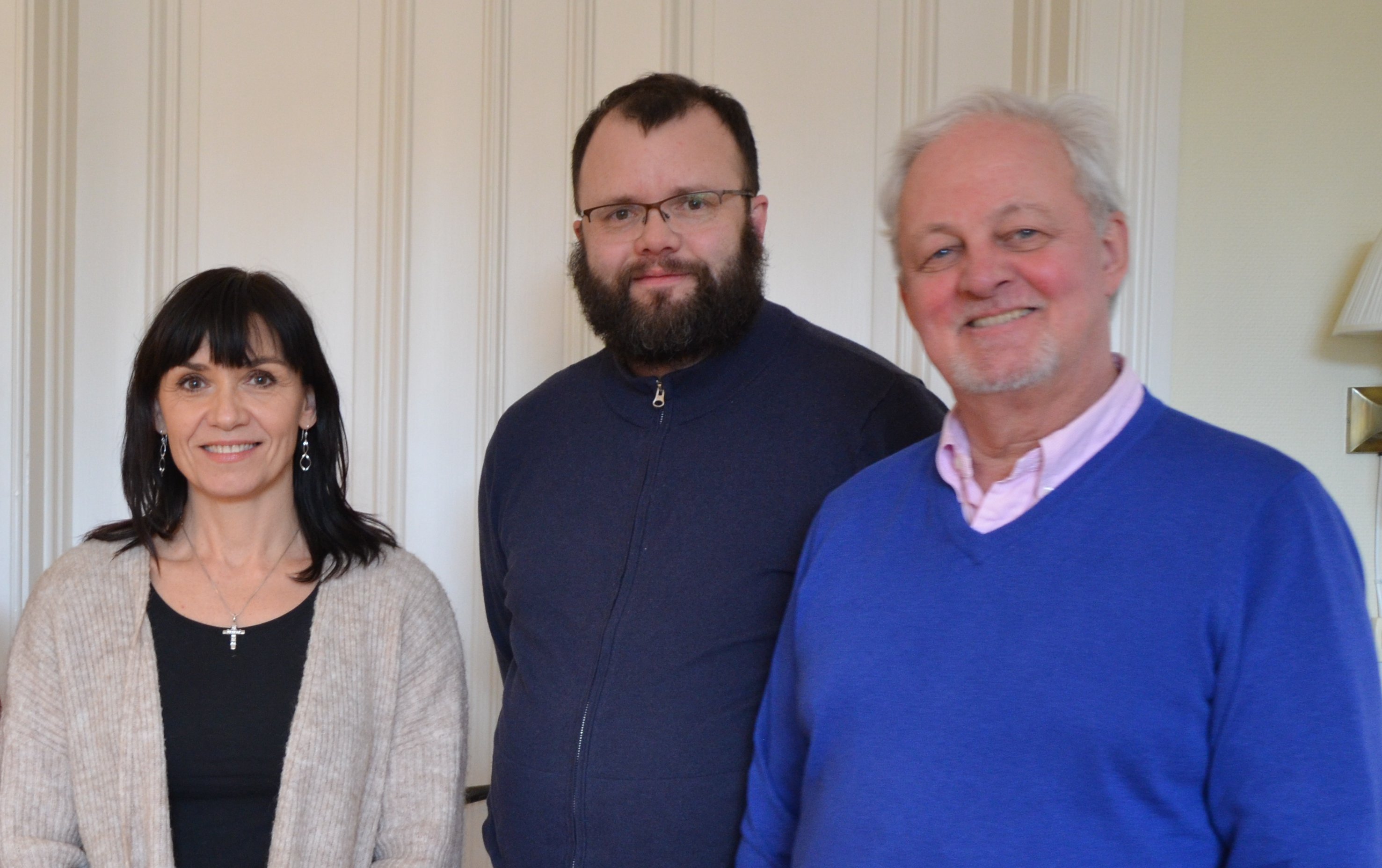 I Hamar bispedømme er det 12 islandske prester, her representert ved 3 av dem; Jona Lovisa Jonsdottir, sokneprest i Grue og Grue Finnskog, Sigurdur Gretar Sigurdsson, sokneprest i Vågå og Ørn Bardur Jonsson, sokneprest på Nes H.