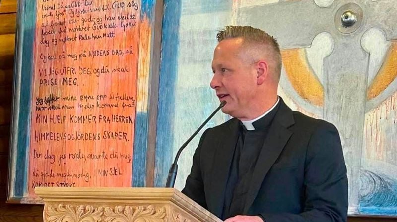 - Fekk trua i gåve. Trond Klaape fortel om dåpen som vart viktig for han. Foto: Privat