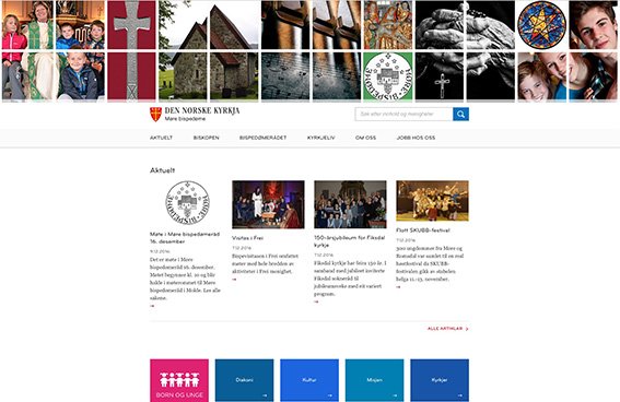 Nye nettsider på felles plattform