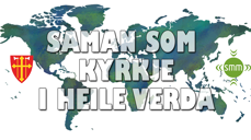 «SAMAN SOM KYRKJE I HEILE VERDA» er Møre bispedøme sin solidaritetsaksjon under korona-pandemien, og går i tidsrommet frå pinse til jonsok 2020.