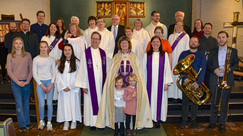 Visitasgudstjenesten i Molde domkirke 8. mars viste bredden av aktiviteten i menigheten.