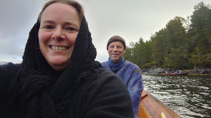 Diakon Emy Benjamins og prost Erling Nevland.