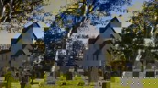 Giske kyrkje. Bilete: Giske kyrkjelege fellesråd