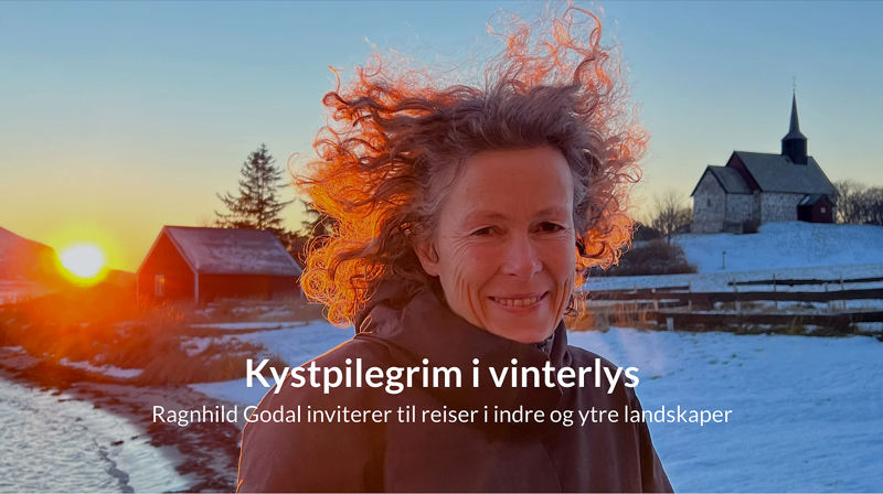 – Jeg ser for meg kirken som en viktig part i de kreative prosessene knyttet til Kystpilegrimsleia. Jeg håper kirken ønsker å være en bidragsyter til «ei reise som berører», gjennom ulike arrangementer i og utenfor kirkerommene, sier nytilsatt leder for regionalt kystpilegrimssenter på Edøya i Smøla, Ragnhild Godal. (foto: Svein Magne Harnes)