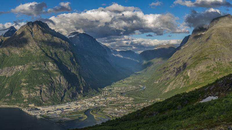 Sunndal panorama. Bilete: Gjermund Svinsås/visitnorthwest.no.