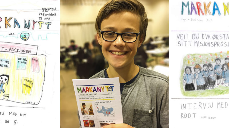 Eirik Stave i Ørsta har gjennom sju årgangar av sitt eigenproduserte blad "Markanytt" samla inn nær 175.000 kroner til Det norske Misjonsselskap sitt arbeid i Thailand.