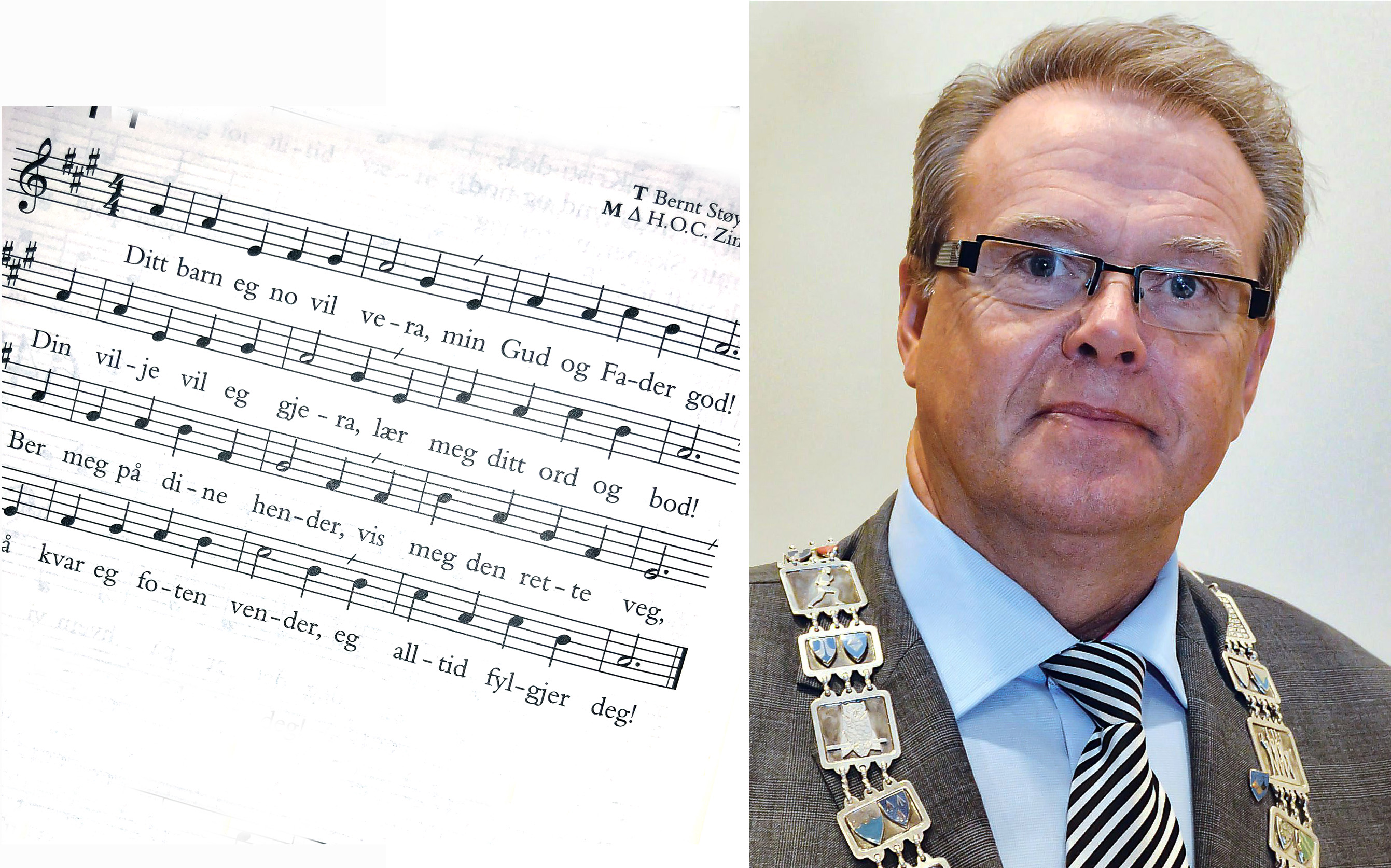 – Salmen som eg lærte av mor som barn sit framleis, seier fylkesordførar Jon Aasen.