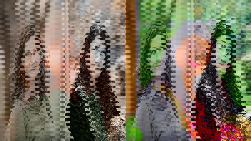 Guro Kulset Merakerås (t.v) og Mariam Rasouli