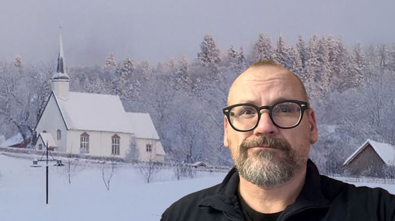 Cato Halvorsen har vært på en omfattende reise fra å være rusavhengig til å bli sogneprest i Leksvik kirke på Fosen. Han forteller sin sterke historie i denne utgaven av «På trua laus» (Fotomontasje)