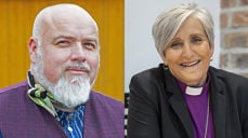 Leder i Nidaros bispedømmeråd Jon Fredrik Skauge (t.v) og biskop Herborg Finnset ønsker representanter fra alle fellesråd og menighetsråd på plass til Samråd på Stjørdal lørdag 7. mars.