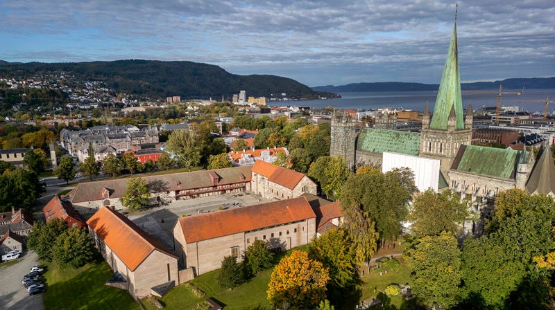 Erkebispegården i Trondheim. Foto: Gorm Kallestad/NTB