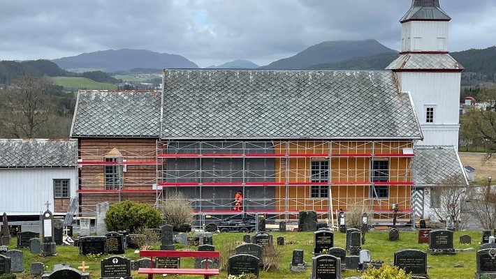 Kolvereid kirke renoveres for nesten 11 millioner kroner.
